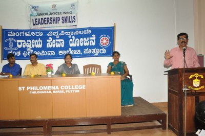 Leadership training programme held at St Philomena College, Puttur